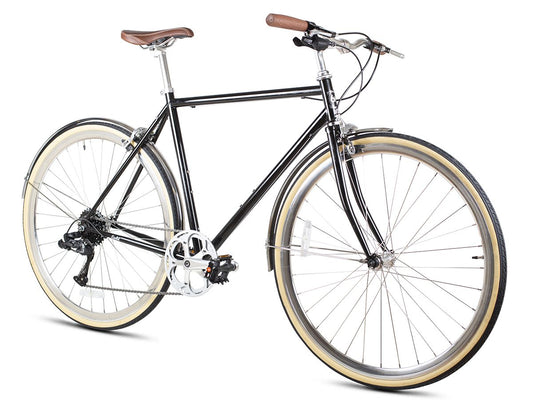 6KU Odyssey 8spd City Bike - Delano Black