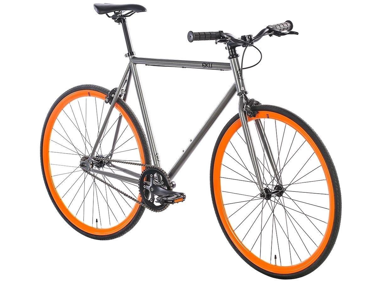 6KU bike - Barcelona (30mm rims) - grey/orange (30mm rims)