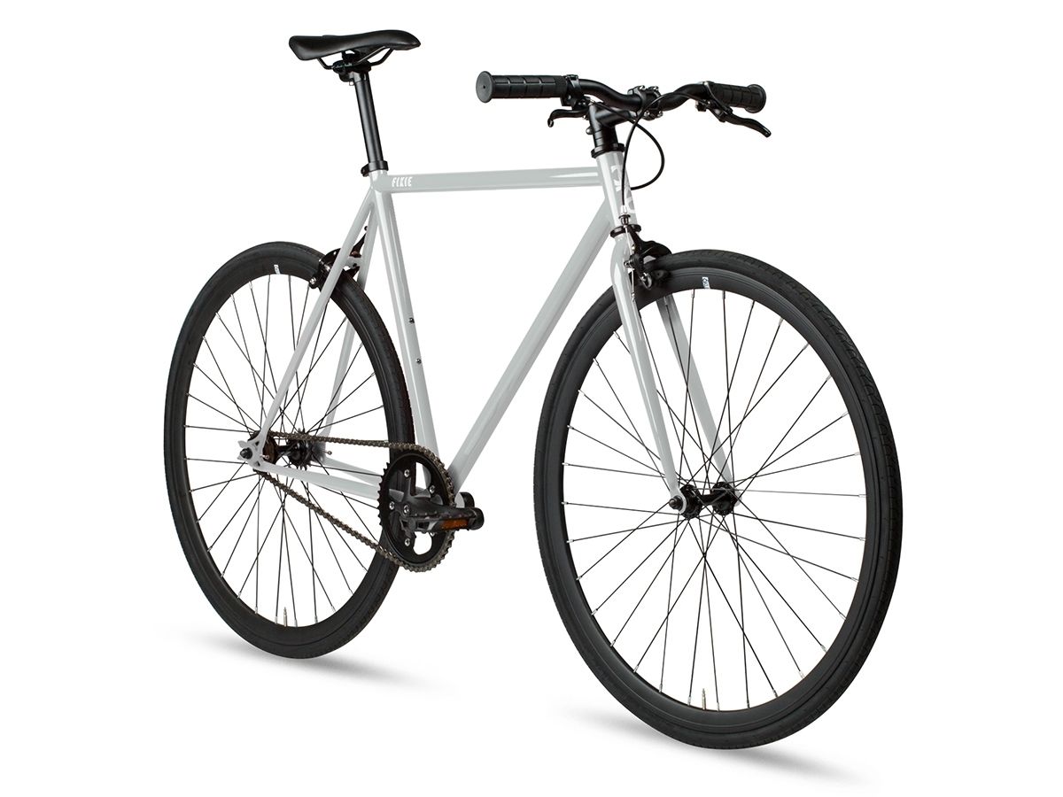 6KU bike - Concrete (30mm rims) - grey/black  (30mm rims)