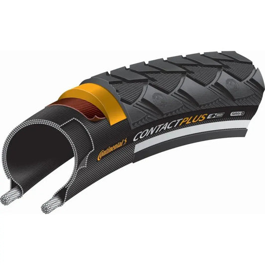Pneu Anti Crevaison - Contact Plus - Continental - Urgence Vélos